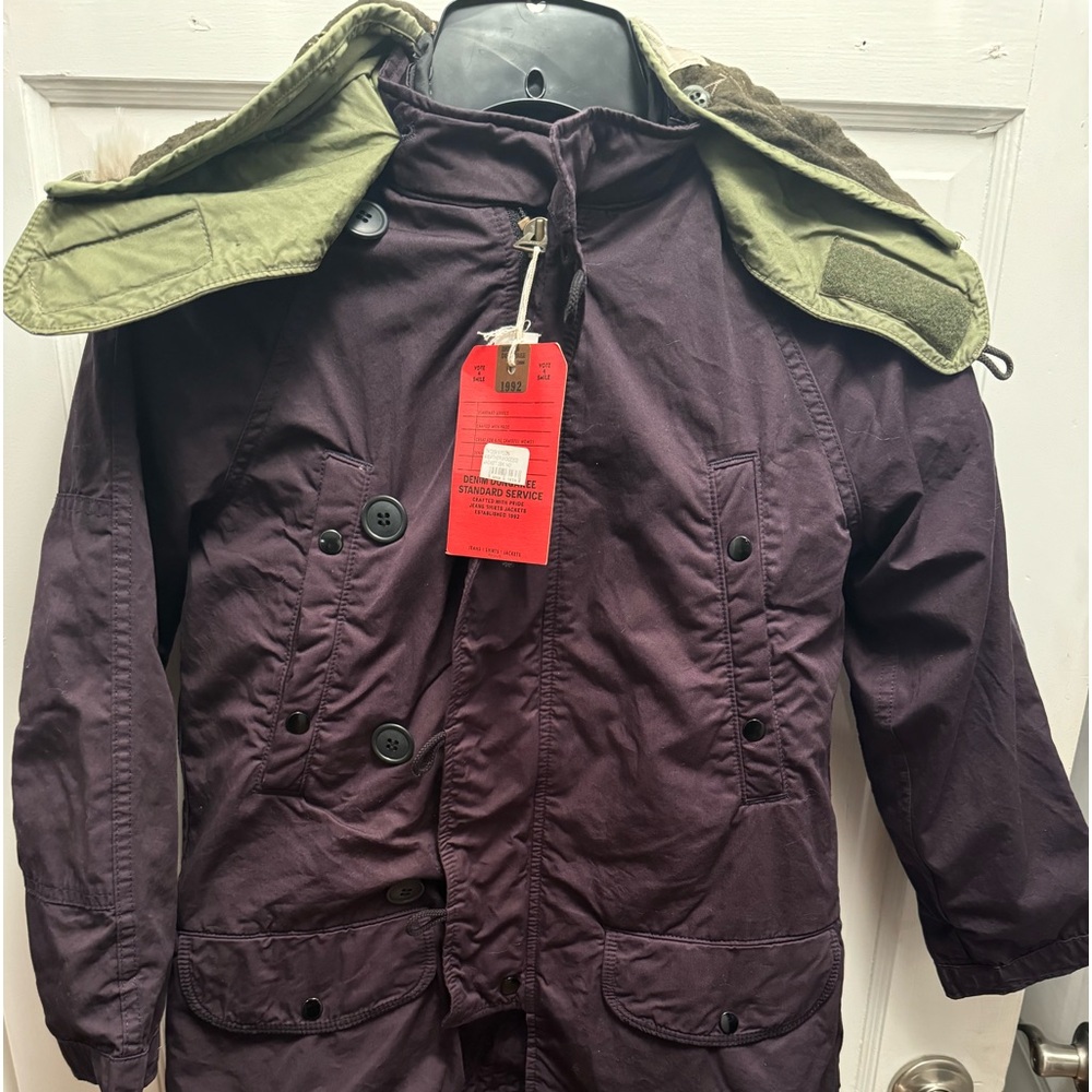 Denim dungaree parka size 140 (kids 11/12) never worn